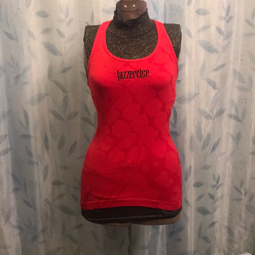 Jazzercise Athletic Top With Built-In Shelf Bra - image 1